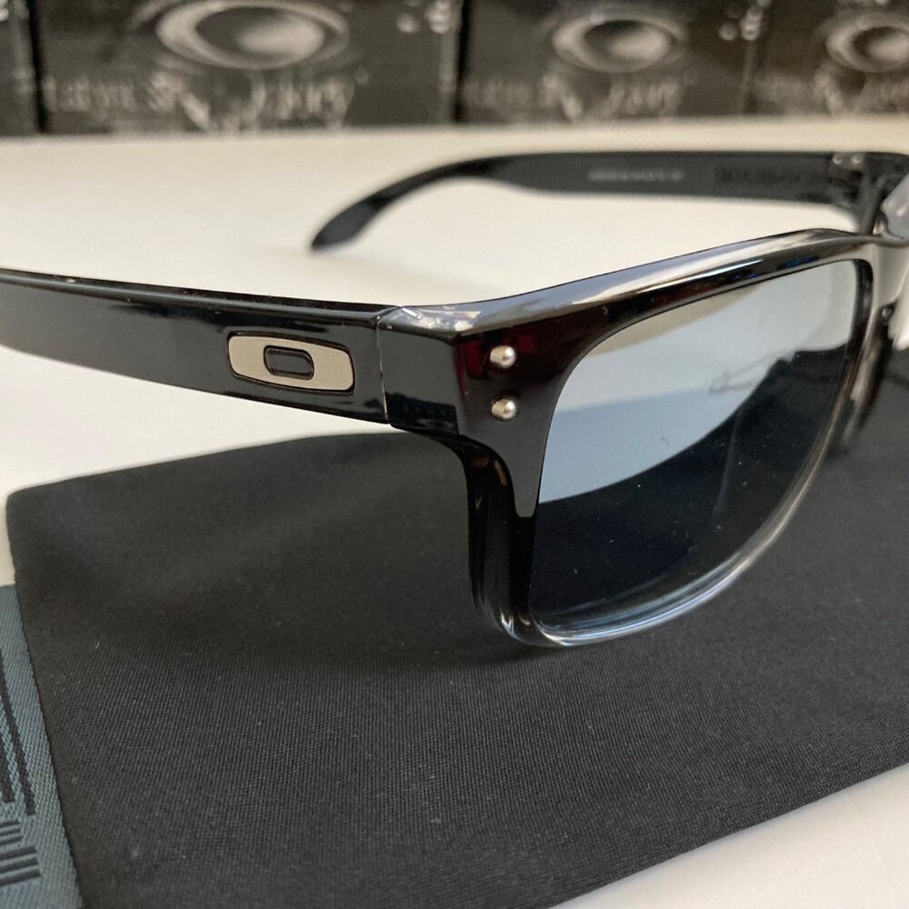 OO9102 Oakley Holbrook Dark Ink Fade Polished Frame Prizm Polarized - Picture 5 of 7